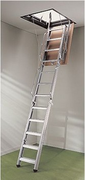 Escaleras Universal pk 4 metálica galvanizada 4 tramos