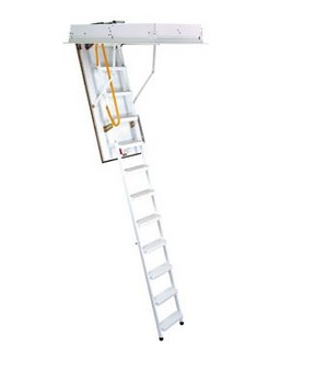 Escaleras Universal em 3 iso metálica lacada 3 tramos