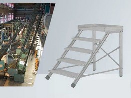 Escaleras Universal pedestales de trabajo