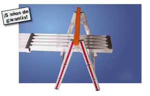 Escaleras Universal plataforma de aluminio telescópica